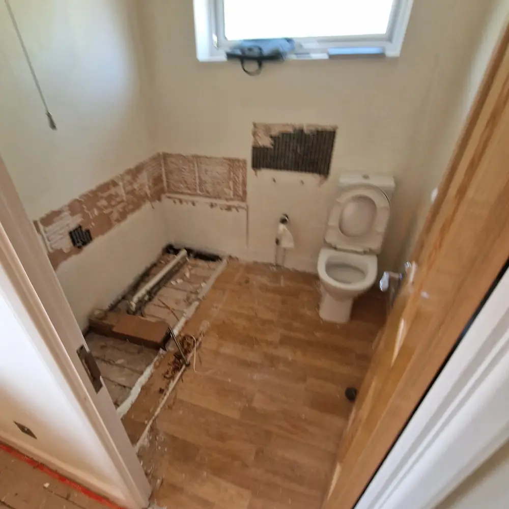 Ingleby Barwick Bathtub Installation in Ingleby Barwick — before work began. Services: Bathtub Installation, Plumbing, Flooring.